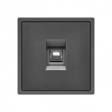 Розетка компьютерная одиночная LeDron CAT 6 (DATA) Grey Розетка компьютерная одиночная LeDron CAT 6 (DATA) Grey