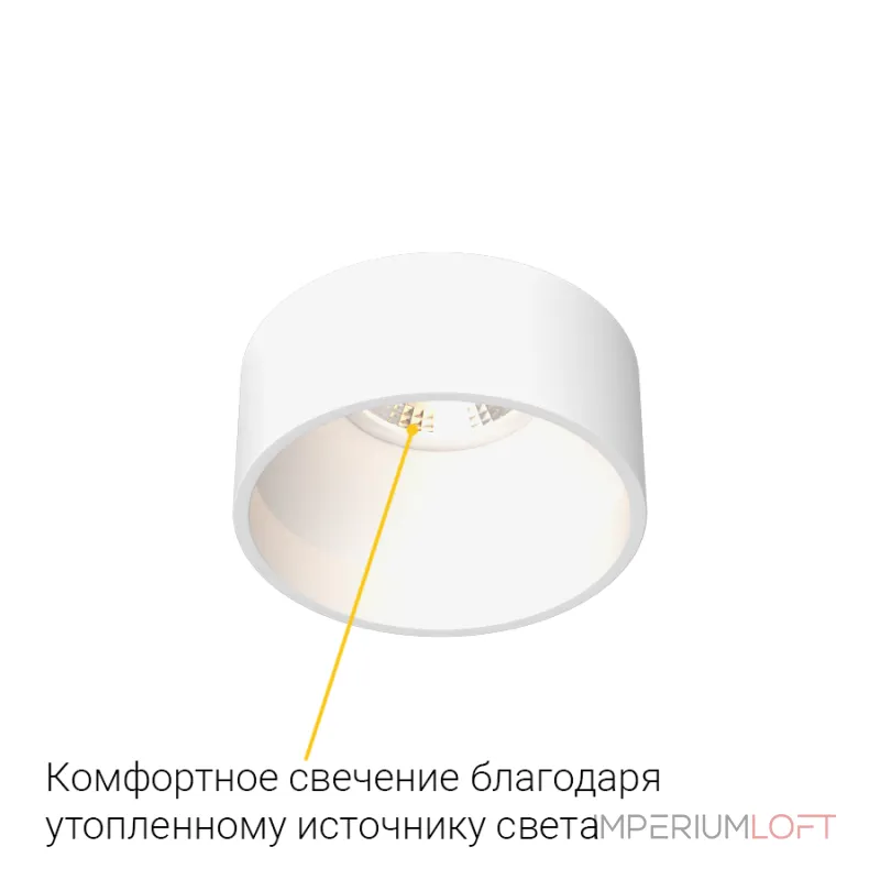 Встраиваемый светильник под сменную лампу LeDron KEA KEA GU10 White Встраиваемый светильник под сменную лампу LeDron KEA KEA GU10 White