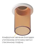 Встраиваемый светодиодный светильник LeDron SL74213/7W White+Amb