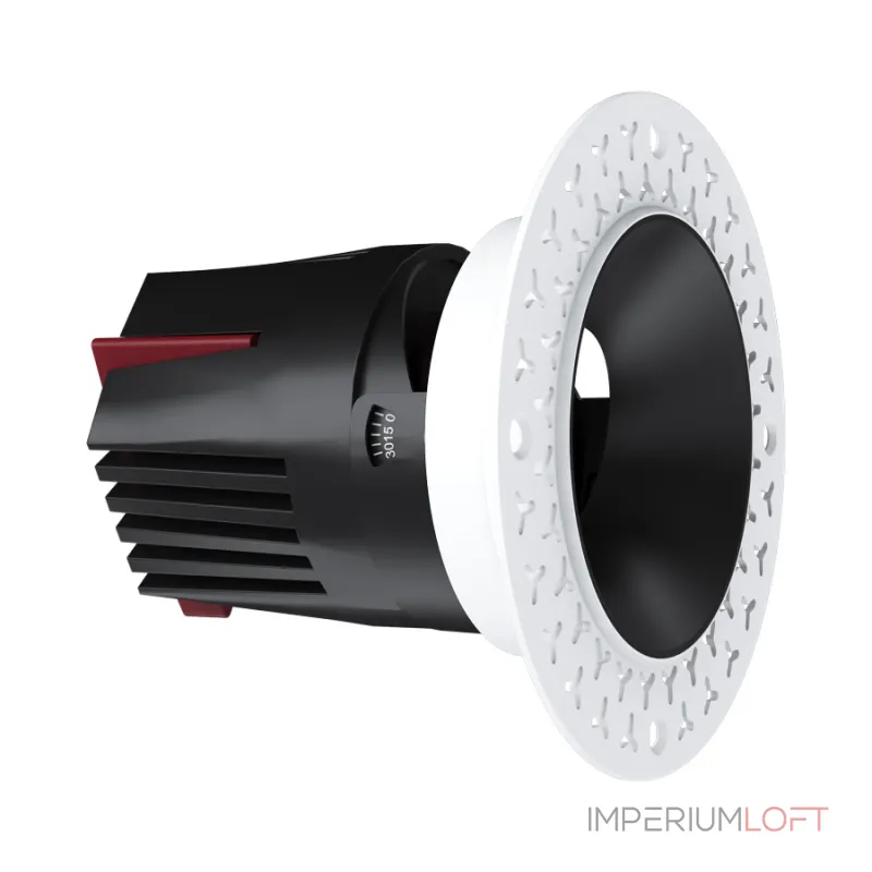 Встраиваемый светодиодный светильник под шпаклевку LeDron Starship Starship Black 12W Zigbee