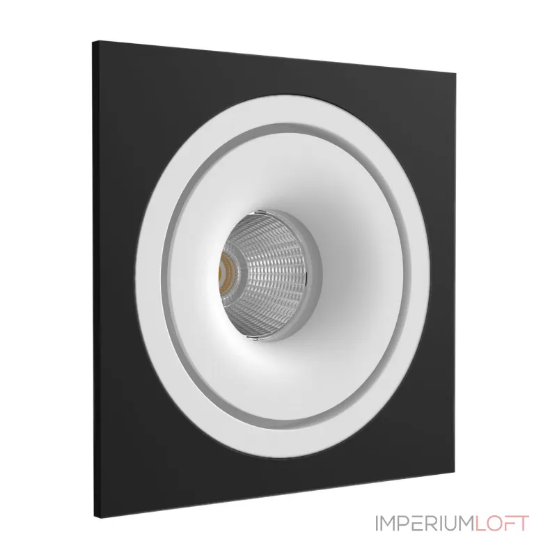 Встраиваемый светодиодный светильник LeDron LH10 LH10 SQ Black-White
