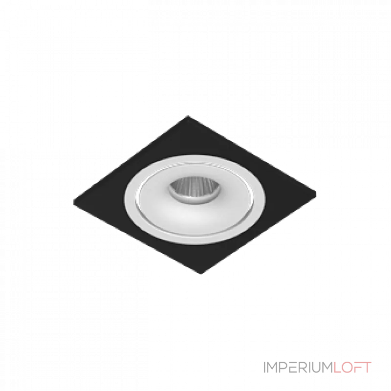 Встраиваемый светодиодный светильник LeDron LH10 LH10 SQ Black-White
