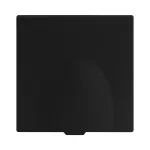 Розетка одинарная с заземлением с крышкой с защитными шторками LeDron EU Socket with Waterproof Cover Black