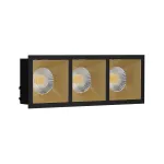Встраиваемый светильник под сменную лампу LeDron RISE KIT3 RISE KIT3 Black-Gold