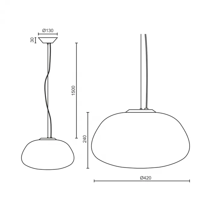 Подвесной светильник LeDron 8718 8718/C-WHITE от ImperiumLoft