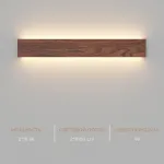 Настенный светодиодный светильник LeDron GW-M066 GW-M066-687 Wooden White