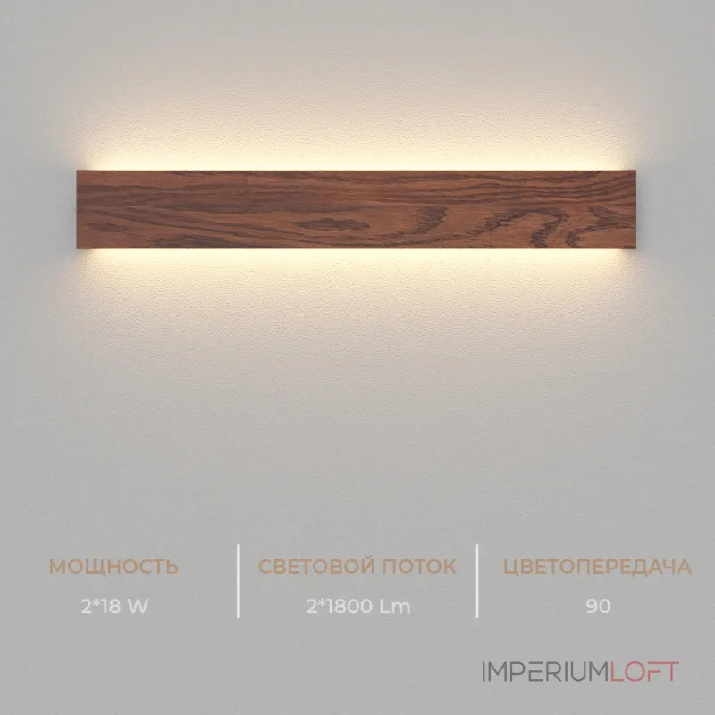 Настенный светодиодный светильник LeDron GW-M066 GW-M066-687 Wooden White