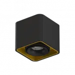 Потолочный поворотный светодиодный светильник LeDron TUBING TUBING Black-Gold