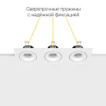 Встраиваемый светодиодный светильник LeDron LH10 LH10 SQ3 White 4000K