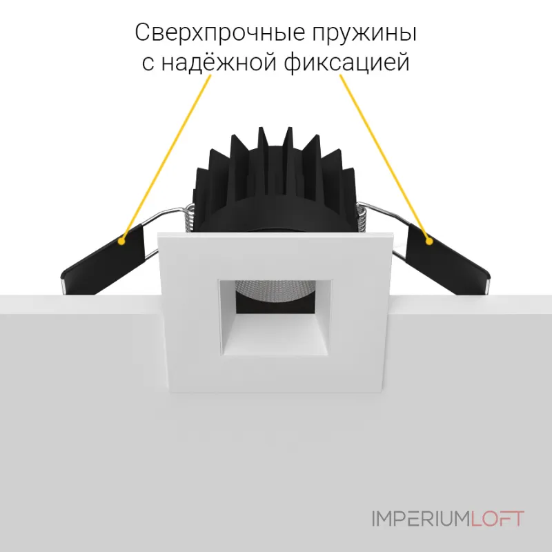 Встраиваемый светодиодный светильник LeDron FAST TOP SQ MINI FAST TOP SQ MINI White 4000K