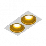 Встраиваемый светодиодный светильник LeDron LEVEL LEVEL SQ2 White-Gold TRIAC