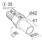 Встраиваемый светодиодный светильник LeDron SL74213/7W White+Amb