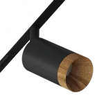 Светодиодный светильник для магнитной системы LeDron Sagi S60 Sagi S60 Wooden Zigbee Black 3K