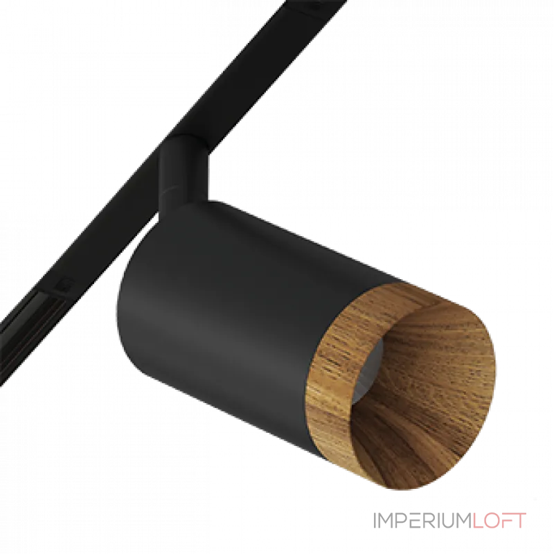 Светодиодный светильник для магнитной системы LeDron Sagi S60 Sagi S60 Wooden Zigbee Black 3K
