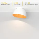 Потолочный светодиодный светильник D350 LeDron GLOW 5610X-824RC-WH-3