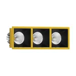 Встраиваемый светодиодный светильник LeDron RISE KIT RISE KIT 3 LED 4000K Gold-Black