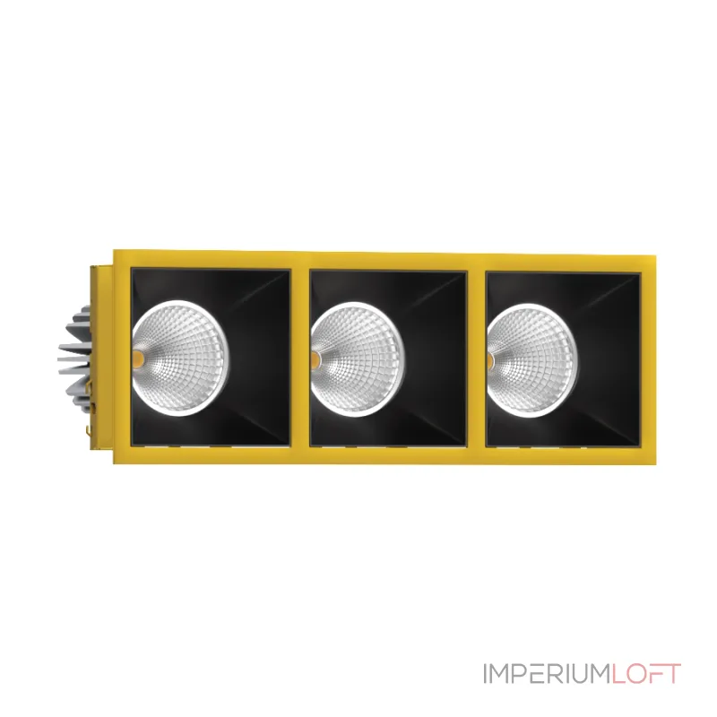 Встраиваемый светодиодный светильник LeDron RISE KIT RISE KIT 3 LED 4000K Gold-Black