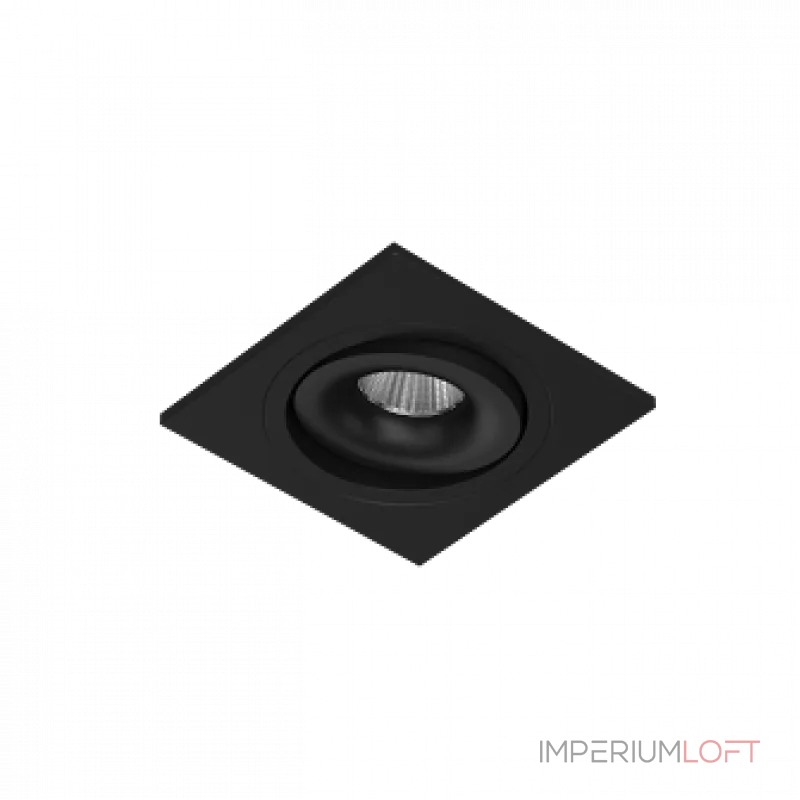 Встраиваемый поворотный светодиодный светильник LeDron MJ1006 MJ1006 SQ Black