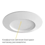 Встраиваемый светильник под сменную лампу LeDron MJ-1212 MJ-1212 White