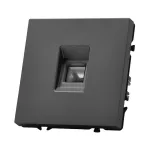 Розетка компьютерная одиночная LeDron CAT 6 (DATA) Grey