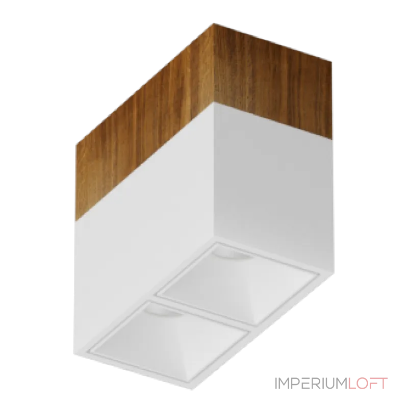 Потолочный светильник Ledron KUBING 2 Wooden 130 White 4000K