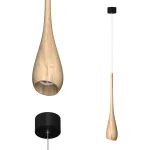 Подвесной светильник LeDron WoodDrop WoodDrop Black