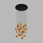 Подвесной светильник LeDron SPACE SPACE Wooden 21 GU10