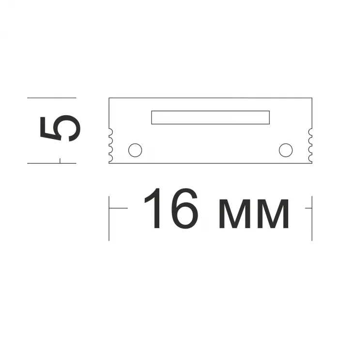 Заглушка для накладного профиля LeDron Заглушка Mic 00004837-Z от ImperiumLoft