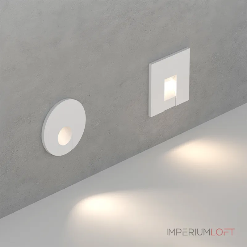 Встраиваемый светодиодный светильник для стен и ступеней LeDron KIT AGILE KIT AGILE SQ Wh от ImperiumLoft