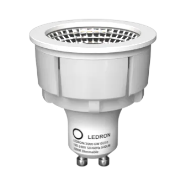 Светодиодная лампа GU10 6W 3000K Ledron LDR-GU10 6W 3000K