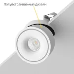 Встраиваемый поворотный светодиодный светильник LeDron LB13 White 4000K