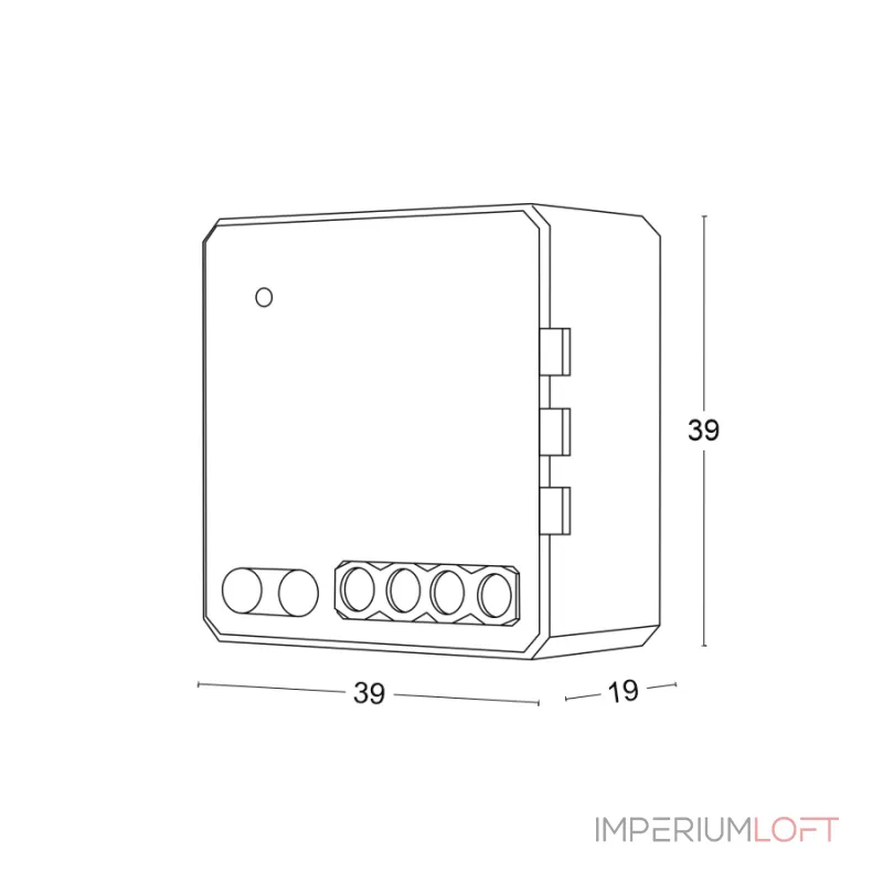 Модуль для светодиодной ленты LeDron QS-Zigbee-D06-DC от ImperiumLoft Модуль для светодиодной ленты LeDron QS-Zigbee-D06-DC от ImperiumLoft
