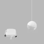 Подвесной светильник LeDron SAGITONY R BASIC T128 Wh TRIAC