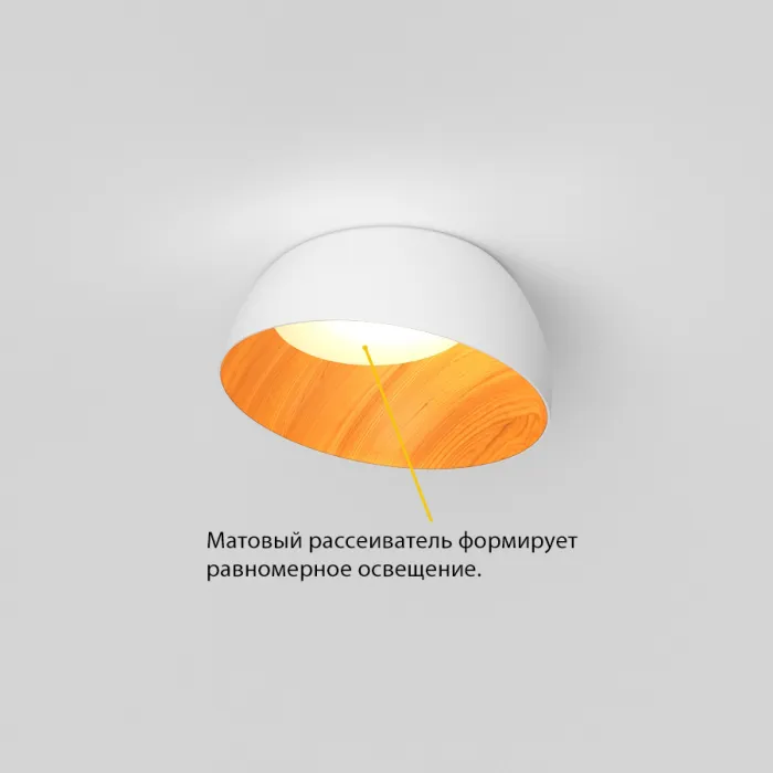 Потолочный светодиодный светильник D500 LeDron GLOW 5610X-840RC-WH-3 от ImperiumLoft