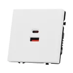 USB зарядное устройство типа A+С LeDron USB Socket A+C 65W White