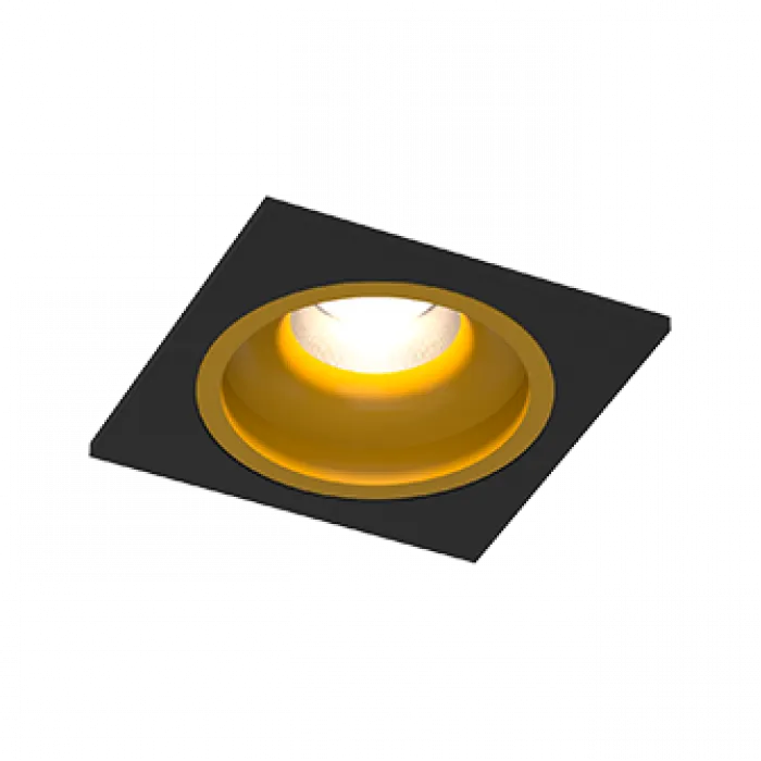 Встраиваемый светодиодный светильник LeDron LEVEL LEVEL SQ Black-Gold от ImperiumLoft