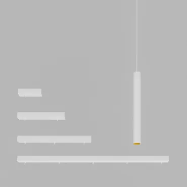 Подвесной светодиодный светильник Ledron SAGITONY E T40 White-Gold 4000K