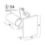 Встраиваемый светодиодный светильник для стен и ступеней LeDron ODL043 Wooden от ImperiumLoft