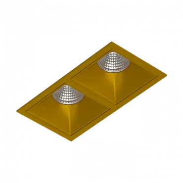 Встраиваемый светодиодный светильник LeDron RISE KIT RISE KIT 2 LED 4000K Gold
