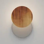 Настенный светодиодный светильник LeDron UFO UFO G3 Wooden Grey