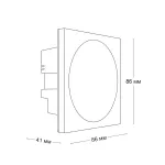 Сенсорная панель 4 сцены LeDron Sensoria F00MB00-04-1 Deep-Gray от ImperiumLoft