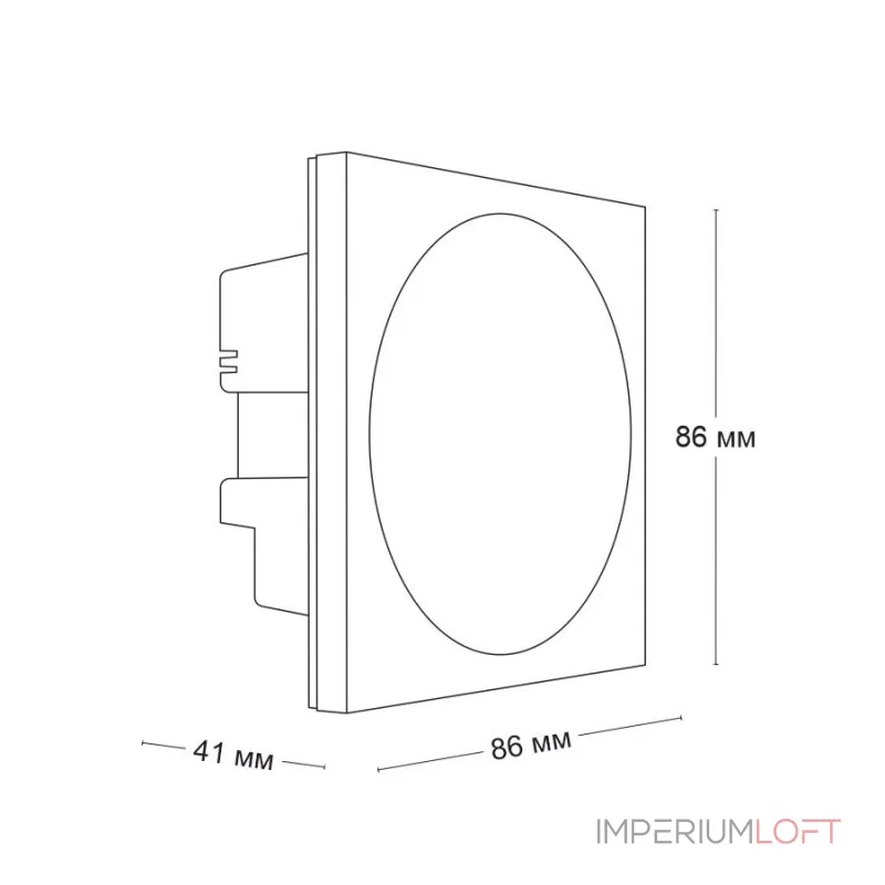 Сенсорная панель 4 сцены LeDron Sensoria F00MB00-04-1 Deep-Gray от ImperiumLoft