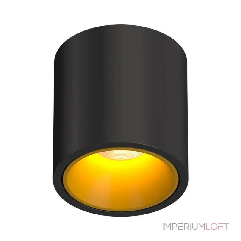 Потолочный светодиодный светильник LeDron RINBOK RINBOK Black-Gold TRIAC