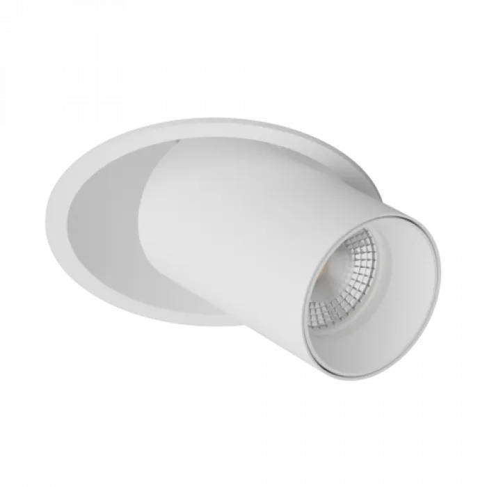 Встраиваемый поворотный светильник под сменную лампу LeDron MJ-1130 White от ImperiumLoft