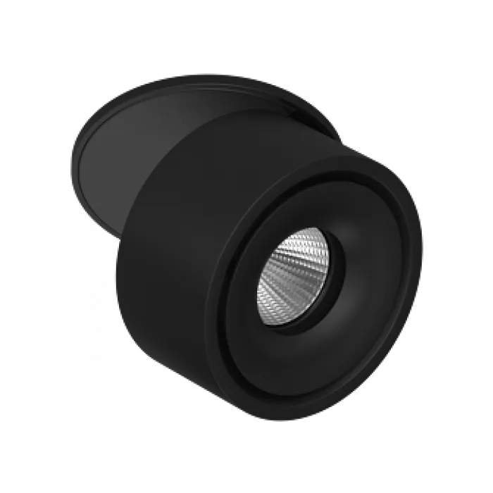 Встраиваемый поворотный светодиодный светильник LeDron LB8 Black 4000K от ImperiumLoft