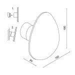Настенный светодиодный светильник LeDron Air MW-8407