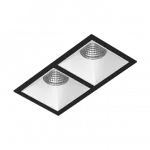 Встраиваемый светодиодный светильник LeDron RISE KIT RISE KIT 2 LED 3000K Black-White