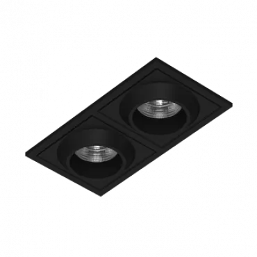 Встраиваемый светодиодный светильник LeDron GIZA GIZA SQ2 Black 4000K