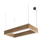Подвесной светильник LeDron KVADRO Basic Wooden KVADRO Bas 340х700 3K Bl