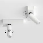 Настенно-потолочный поворотный светодиодный светильник LeDron SAGITONY SAGITONY E S40 White от ImperiumLoft